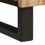 vidaXL Highboard s úložiskom Hnedá 90 x 33 x 75 cm Masívne mango drevo – Obrázok 6