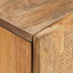 vidaXL Highboard s úložiskom Hnedá 90 x 33 x 75 cm Masívne mango drevo – Obrázok 8