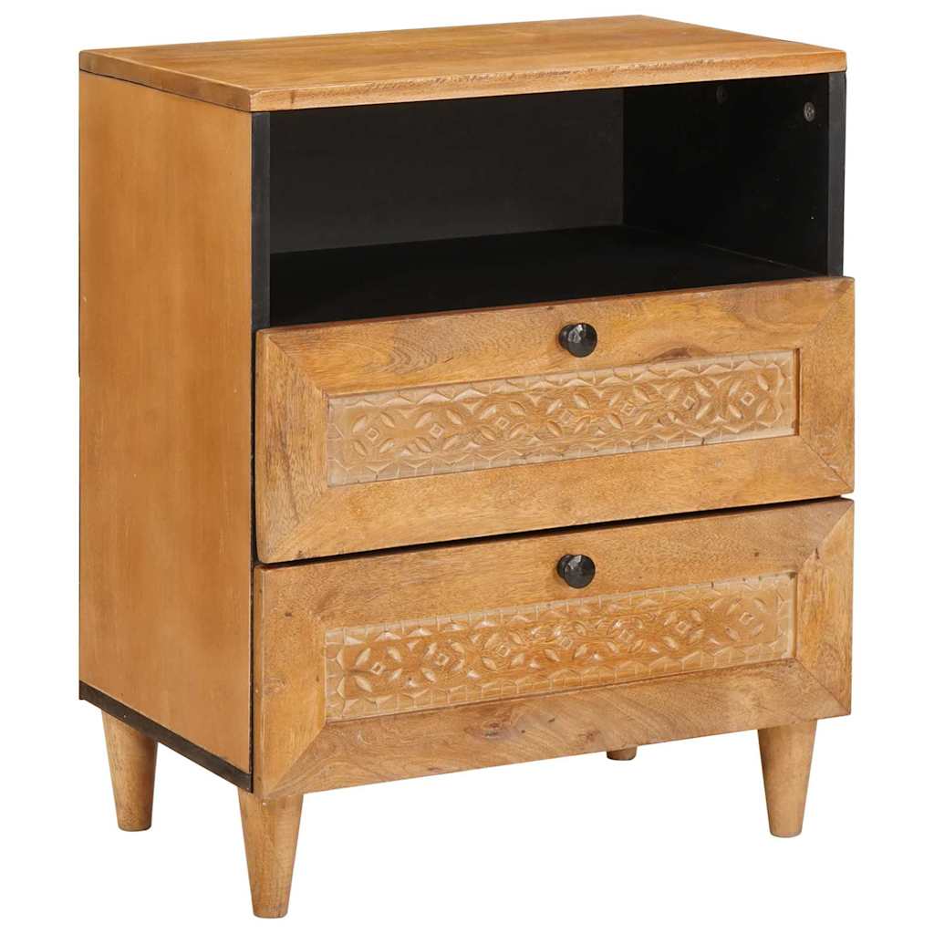 4018090_1.jpg vidaXL Nočný stolík Svetlohnedá 50 x 33 x 60 cm mangový masív – Obrázok 1