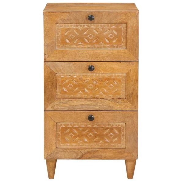 vidaXL Servírovacia skriňa so zásuvkou Svetlohnedá 33.5 x 40 x 75 cm – Obrázok 3