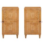 vidaXL Servírovacia skriňa Svetlohnedá 33.5 x 40 x 75 cm – Obrázok 10