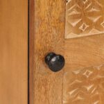 vidaXL Servírovacia skriňa Svetlohnedá 33.5 x 40 x 75 cm – Obrázok 7