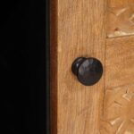 vidaXL Servírovacia skriňa Svetlohnedá 33.5 x 90 x 75 cm – Obrázok 7