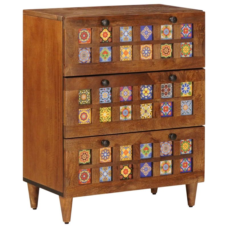 4018227_1.jpg vidaXL Servírovacia skriňa Orech 60 x 33,5 x 75 cm Masívne mango drevo – Obrázok 1