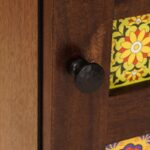 vidaXL Servírovacia skriňa Orech 40 x 33,5 x 75 cm Masívne mango drevo – Obrázok 7