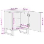 vidaXL Nočný stolík – Obrázok 12