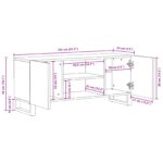 vidaXL TV skrinka Jednofarebný – Obrázok 11