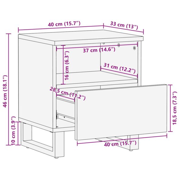 vidaXL Skriňa na posteľ – Obrázok 11