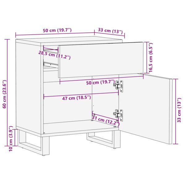 vidaXL Skriňa na posteľ – Obrázok 12
