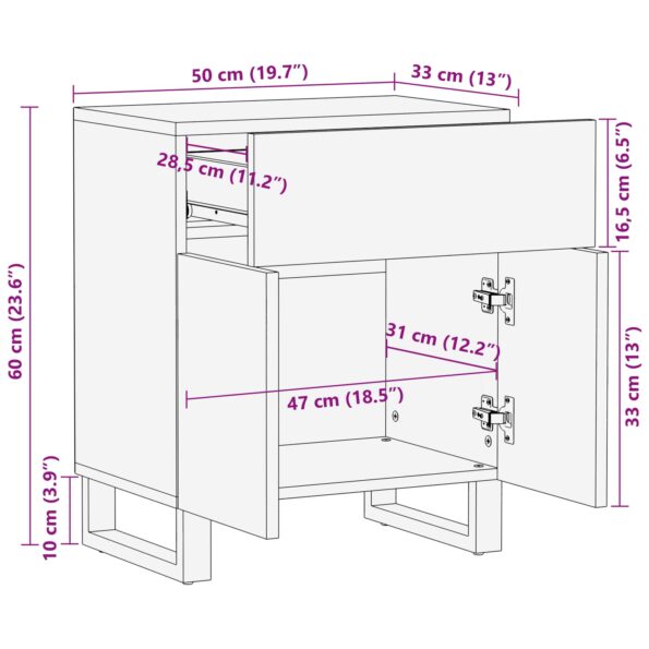 vidaXL Skriňa na posteľ – Obrázok 12