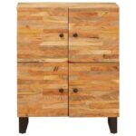 vidaXL Bočná skrinka Jednofarebný – Obrázok 3