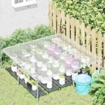 vidaXL Priehľadná plachta s očkami 2x2 m polyetylénová – Obrázok 3