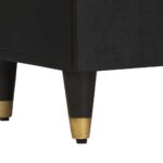 vidaXL Servírovacia skriňa Čierna 60 x 33 x 75 cm Masívne mango drevo – Obrázok 8