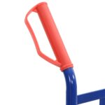 vidaXL Ručný vozík Modrá a červená 57 x 46 x 113 cm Oceľ – Obrázok 7