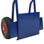 vidaXL Rozšíriteľný vozík Modrá a červená 49,5 x 53 x 114 cm Oceľ – Obrázok 9