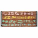 vidaXL Kúpeľňová polica 120 x 50 x 23 cm Masívne mango drevo, železo – Obrázok 7