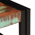 vidaXL Kúpeľňová polica 120 x 50 x 23 cm Masívne mango drevo, železo – Obrázok 8