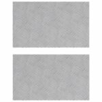 vidaXL Šachovnicové dosky 2 pcs Strieborná 50 x 30 cm Hliník – Obrázok 4