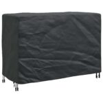 vidaXL Kryt na vonkajší nábytok Čierna 130 x 80 x 70 cm 420D – Obrázok 11