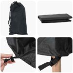 vidaXL Kryt na vonkajší nábytok Čierna 130 x 80 x 70 cm 420D – Obrázok 12