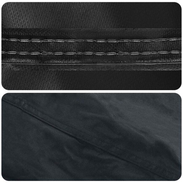 vidaXL Kryt na vonkajší nábytok Čierna 130 x 80 x 70 cm 420D – Obrázok 13