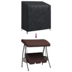 vidaXL Kryt na vonkajšiu hojdačku 135 x 100 x 165 cm – Obrázok 10