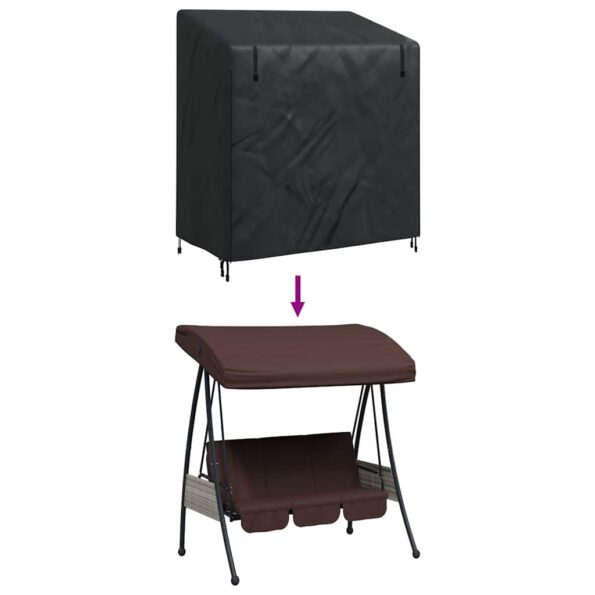 vidaXL Kryt na vonkajšiu hojdačku 135 x 100 x 165 cm – Obrázok 10