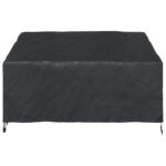 vidaXL Kryt na záhradnú lavičku Čierna 160 x 100 x 61 / 89 cm 420D látka – Obrázok 6