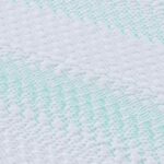 vidaXL Podložky na matrac Biela a zelená 200 x 200 cm – Obrázok 10