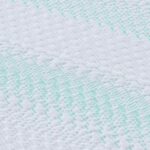 vidaXL Podložky na matrac Biela a zelená 160 x 200 cm – Obrázok 10