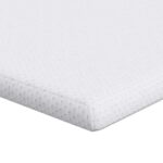 vidaXL Matracová podložka Biela 90 x 200 cm Jacquardová látka – Obrázok 2