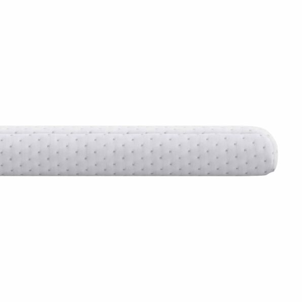 vidaXL Matracová podložka Biela 90 x 200 cm Jacquardová látka – Obrázok 6