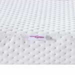 vidaXL Matracová podložka Biela 90 x 200 cm Jacquardová látka – Obrázok 8