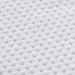 vidaXL Matracová podložka Biela 90 x 200 cm Jacquardová látka – Obrázok 9