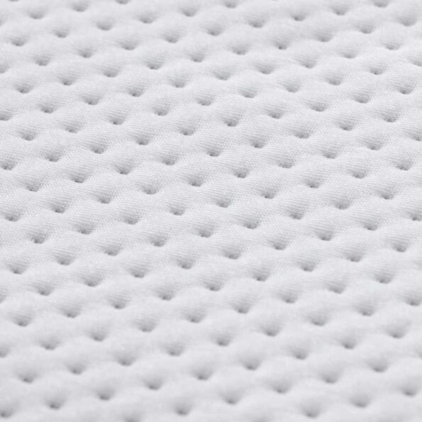 vidaXL Matracová podložka Biela 90 x 200 cm Jacquardová látka – Obrázok 9