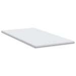 vidaXL Matracová podložka Biela 100 x 200 cm Jacquardová látka – Obrázok 5