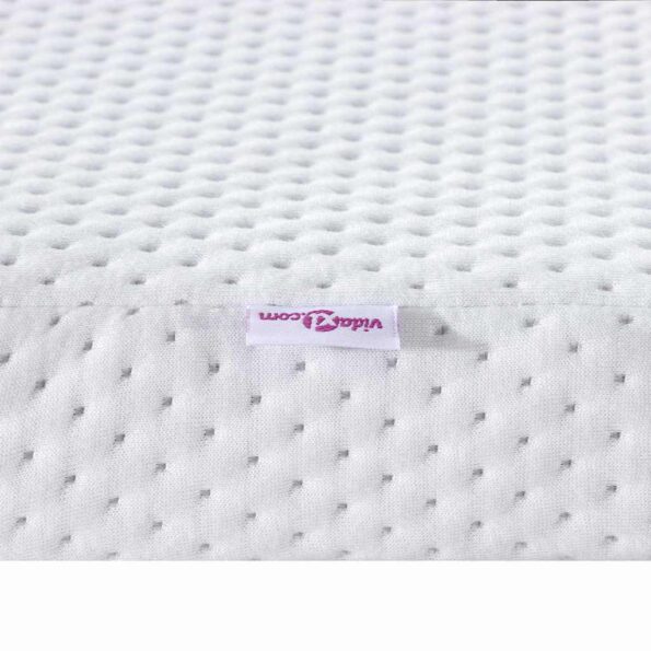 vidaXL Podložky na matrac Biela 200 x 200 cm – Obrázok 9