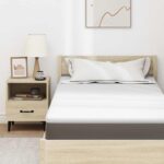 vidaXL Podložky na matrac Biela 90 x 200 cm – Obrázok 7