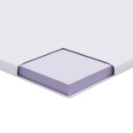 vidaXL Matracová podložka Biela 70 x 200 cm Jacquardová látka – Obrázok 10