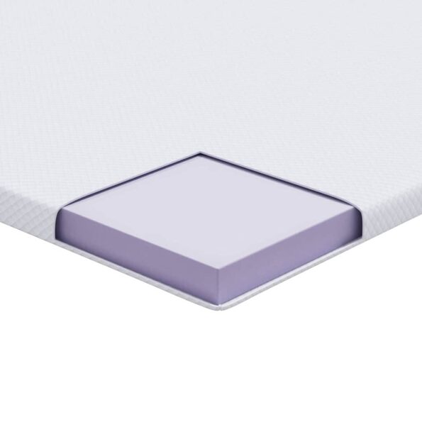 vidaXL Matracová podložka Biela 70 x 200 cm Jacquardová látka – Obrázok 10