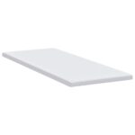 vidaXL Matracová podložka Biela 70 x 200 cm Jacquardová látka – Obrázok 5