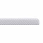 vidaXL Matracová podložka Biela 70 x 200 cm Jacquardová látka – Obrázok 6