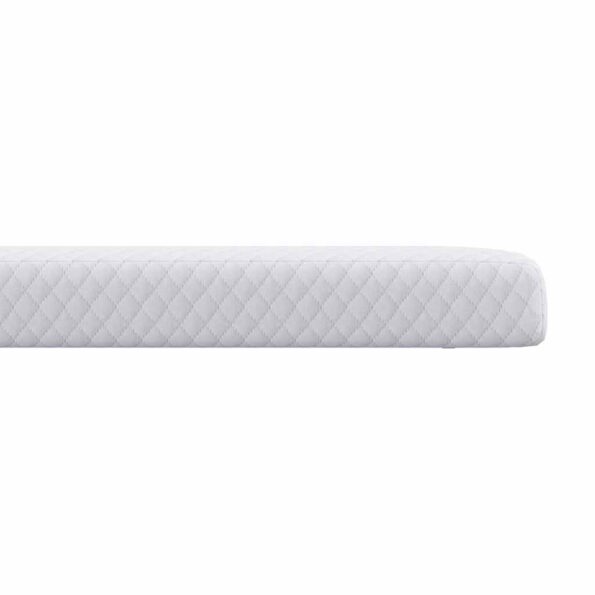 vidaXL Matracová podložka Biela 70 x 200 cm Jacquardová látka – Obrázok 6