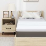vidaXL Matracová podložka Biela 70 x 200 cm Jacquardová látka – Obrázok 7