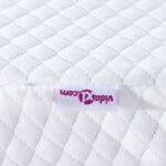 vidaXL Matracová podložka Biela 70 x 200 cm Jacquardová látka – Obrázok 8