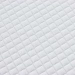 vidaXL Matracová podložka Biela 70 x 200 cm Jacquardová látka – Obrázok 9