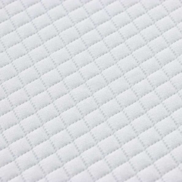 vidaXL Matracová podložka Biela 70 x 200 cm Jacquardová látka – Obrázok 9