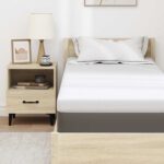 vidaXL Podložky na matrac Biela 80 x 200 cm – Obrázok 7