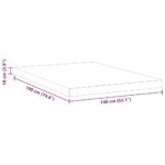 vidaXL Podložky na matrac Biela 140 x 190 cm – Obrázok 12