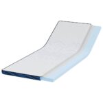 vidaXL Podložky na matrac Biela a modrá 80 x 200 cm – Obrázok 3